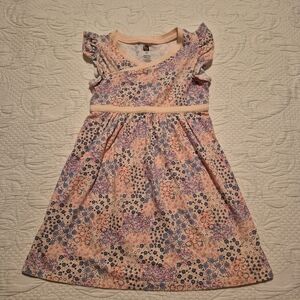 Tea Collection girls size 5 floral sleeveless dress VGUC